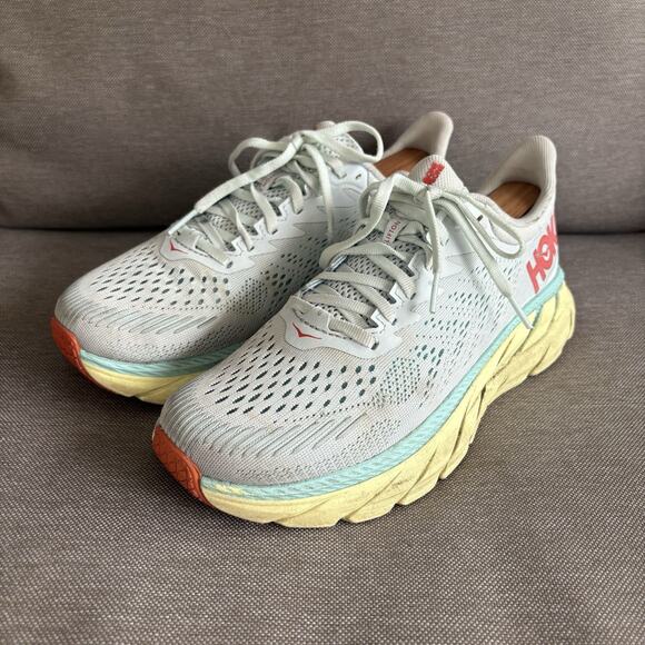 Hoka One One Womens Clifton 7 1110509 MMHC Blue Running Shoes Sneakers US Size 7 - Picture 12 of 16